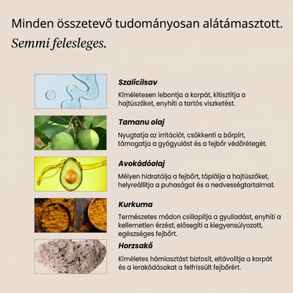 Hairsy - Fejbőr Radír Korpa, Hámlás és Viszketés Ellen