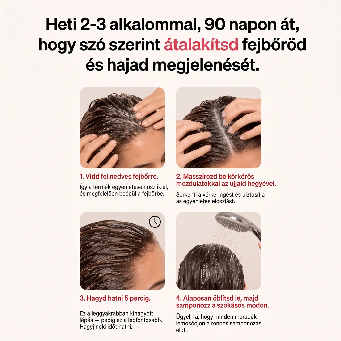 Hairsy - Fejbőr Radír Korpa, Hámlás és Viszketés Ellen