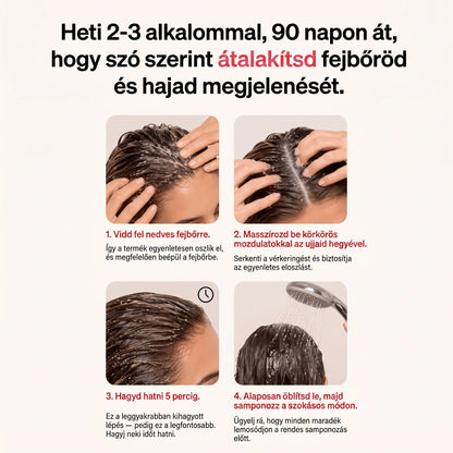 Hairsy - Fejbőr Radír Korpa, Hámlás és Viszketés Ellen