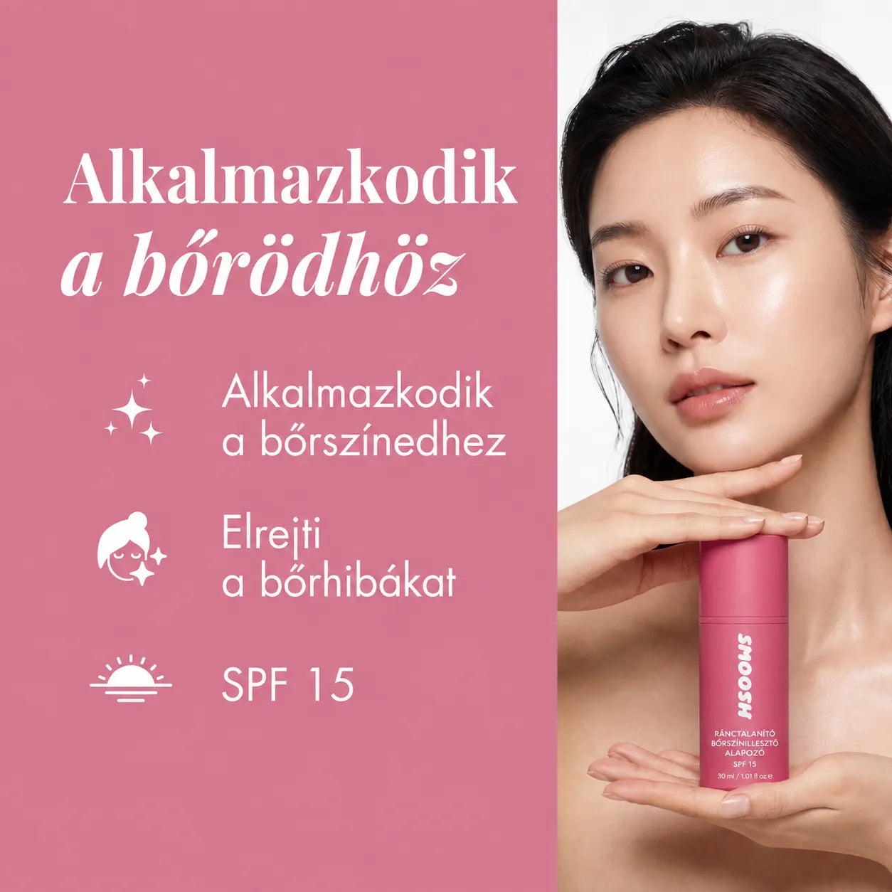 Smoosh - Ránctalanító bőrszínillesztő alapozó
