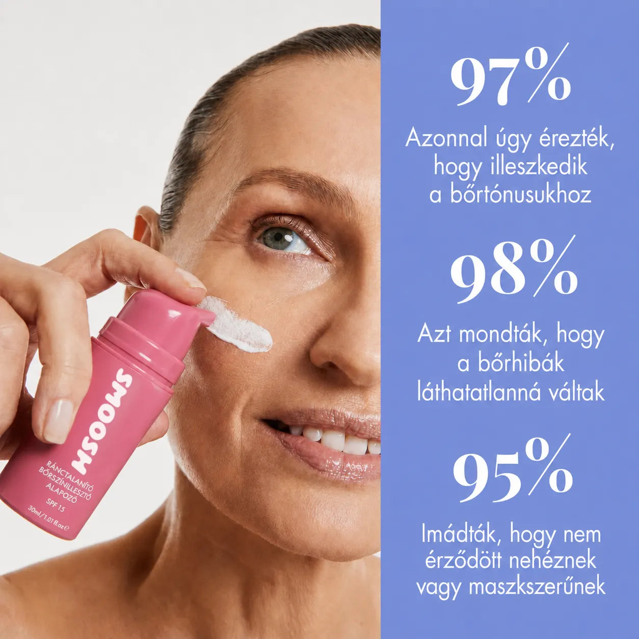 Smoosh - Ránctalanító bőrszínillesztő alapozó
